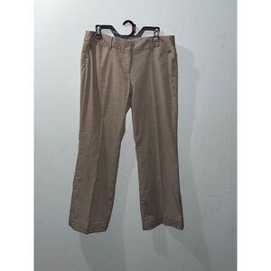 Dalia Collection Modern Fit Women's Beige Career Dress Pants Size 12 NWOT MINT